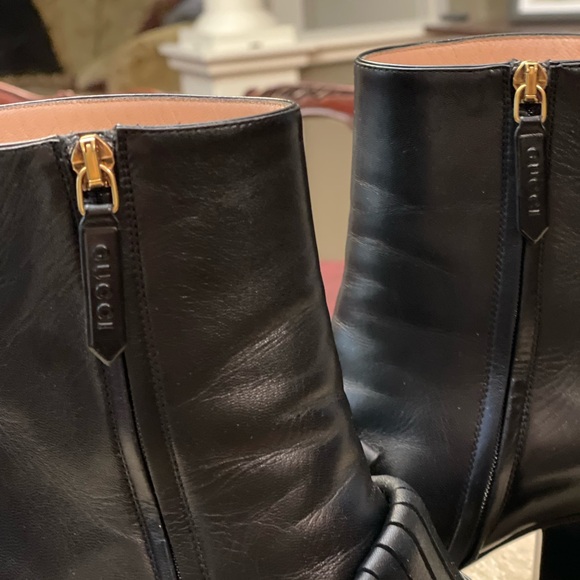 Gucci Marmont Boot Fringe Kilty Bootie NWOT - Picture 13 of 13